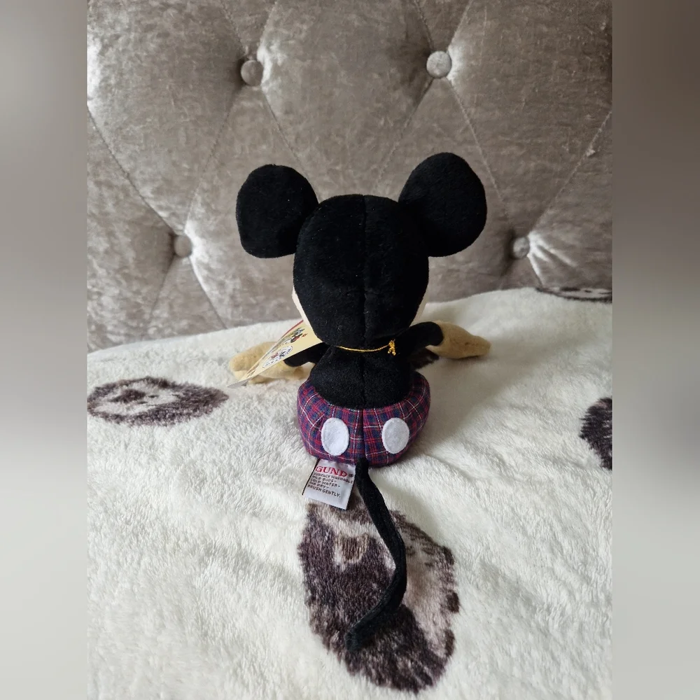 Gund mickey mouse pie eyed 1990s teddy plush soft toy - Picture 2 of 6
